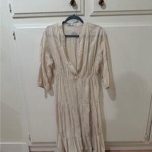Zara Cream Midi Dress